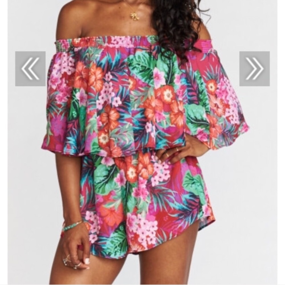 Show Me Your MuMu Rosarita Romper Aloha Beautiful
